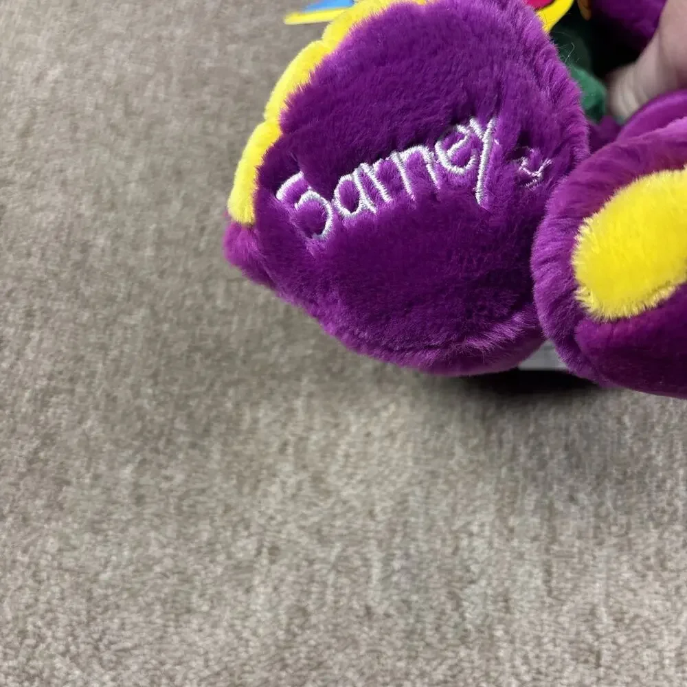 Vtg 1992 Barney 14” Plush Musical Original TagsClean Retro Needs Battery